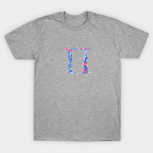 Pi Tropical Letter T-Shirt